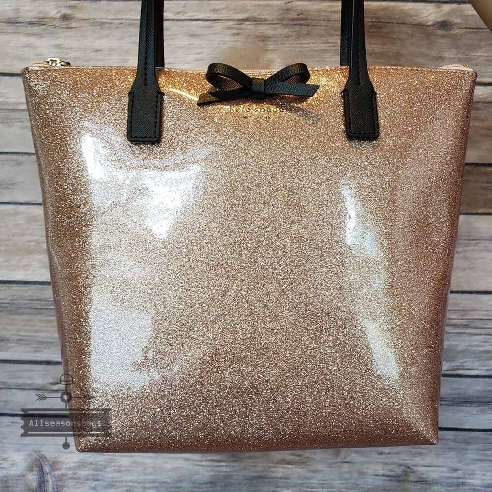 NWT kate spade Jeralyn Mavis Street Tote Rosegold - Picture 6 of 7